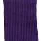 Violet Cotton Ribbed Mid Calf Women Accessory Socks