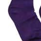 Violet Cotton Ribbed Mid Calf Women Accessory Socks