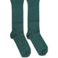 Dark Green Viscose Logo Mid Calf Accessory Socks