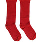 Red Viscose DG Logo Mid Calf Accessory Socks