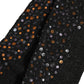 Dark Gray Sequined Wool Knee High Accessory Socks