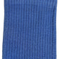 Blue Cotton Ribbed Mid Calf Women Accessory Socks