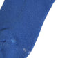 Blue Cotton Ribbed Mid Calf Women Accessory Socks
