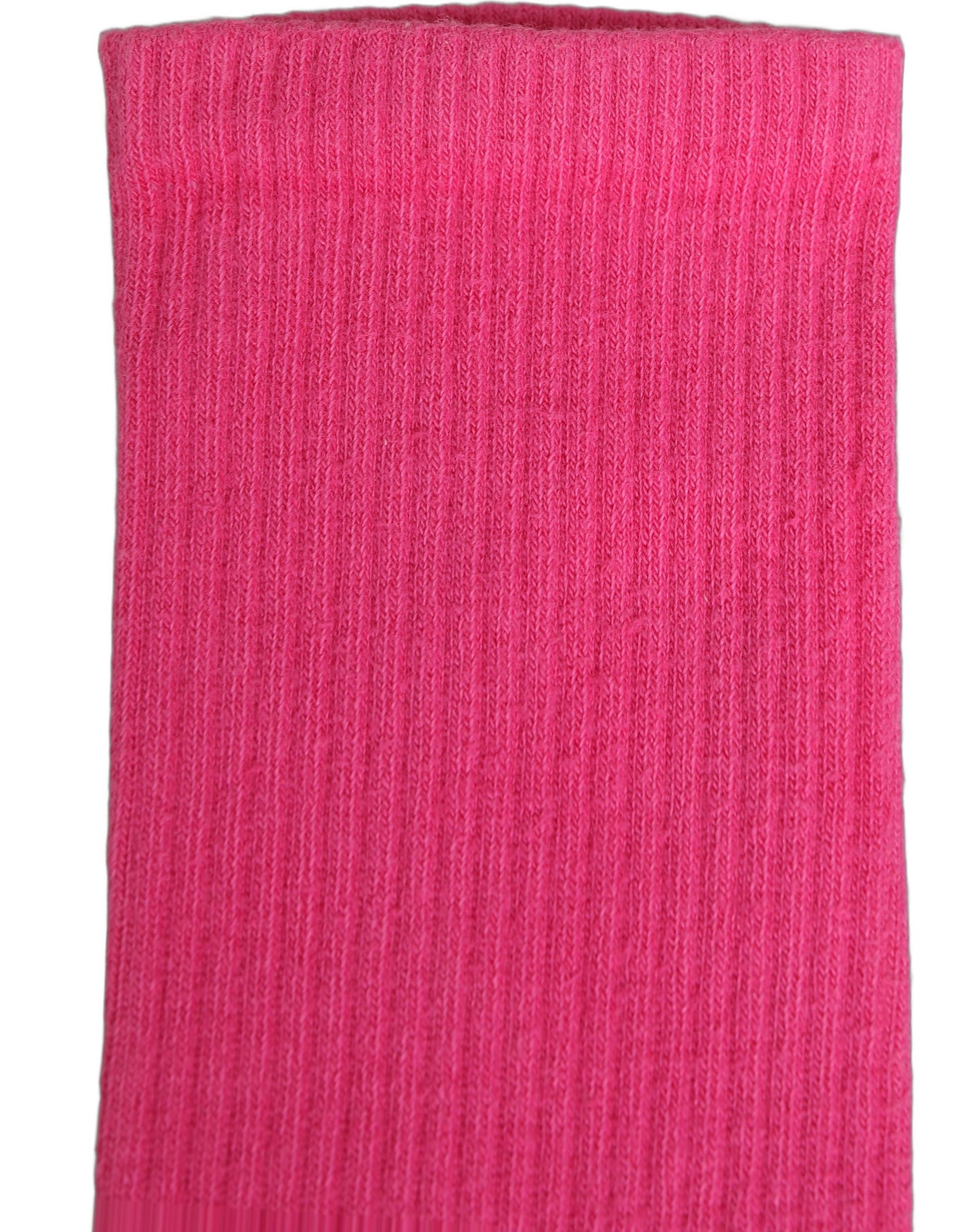 Pink Cotton Ribbed Mid Calf Women Accessory Socks
