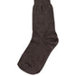Dark Brown Viscose Mid Calf Accessory Socks
