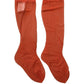 Orange Knee High Sheer Nylon Accessory Socks