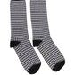 Black White Houndstooth Mid Calf Accessory Socks