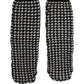 Black White Houndstooth Ankle Length Socks