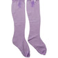Purple Knee High Sheer Nylon Accessory Socks