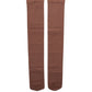 Brown Nylon Stretch Over The Calf Stockings Socks