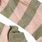 Gray Pink Stripes Mid Calf Accessory Socks