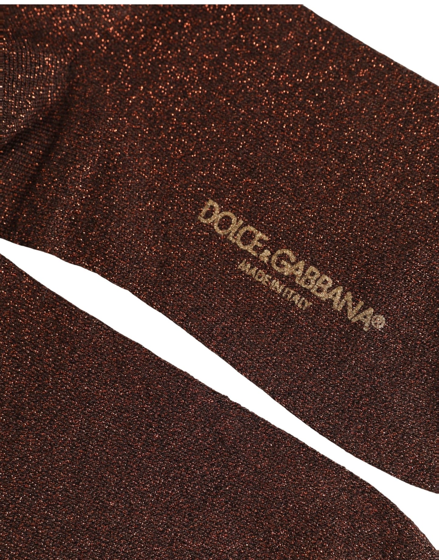 Dark Brown Viscose Mid Calf Accessory Socks