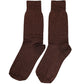 Dark Brown Viscose Mid Calf Accessory Socks