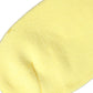 Yellow Cotton Ribbed Mid Calf Women Accessory Socks