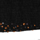 Dark Gray Sequined Wool Knee High Accessory Socks