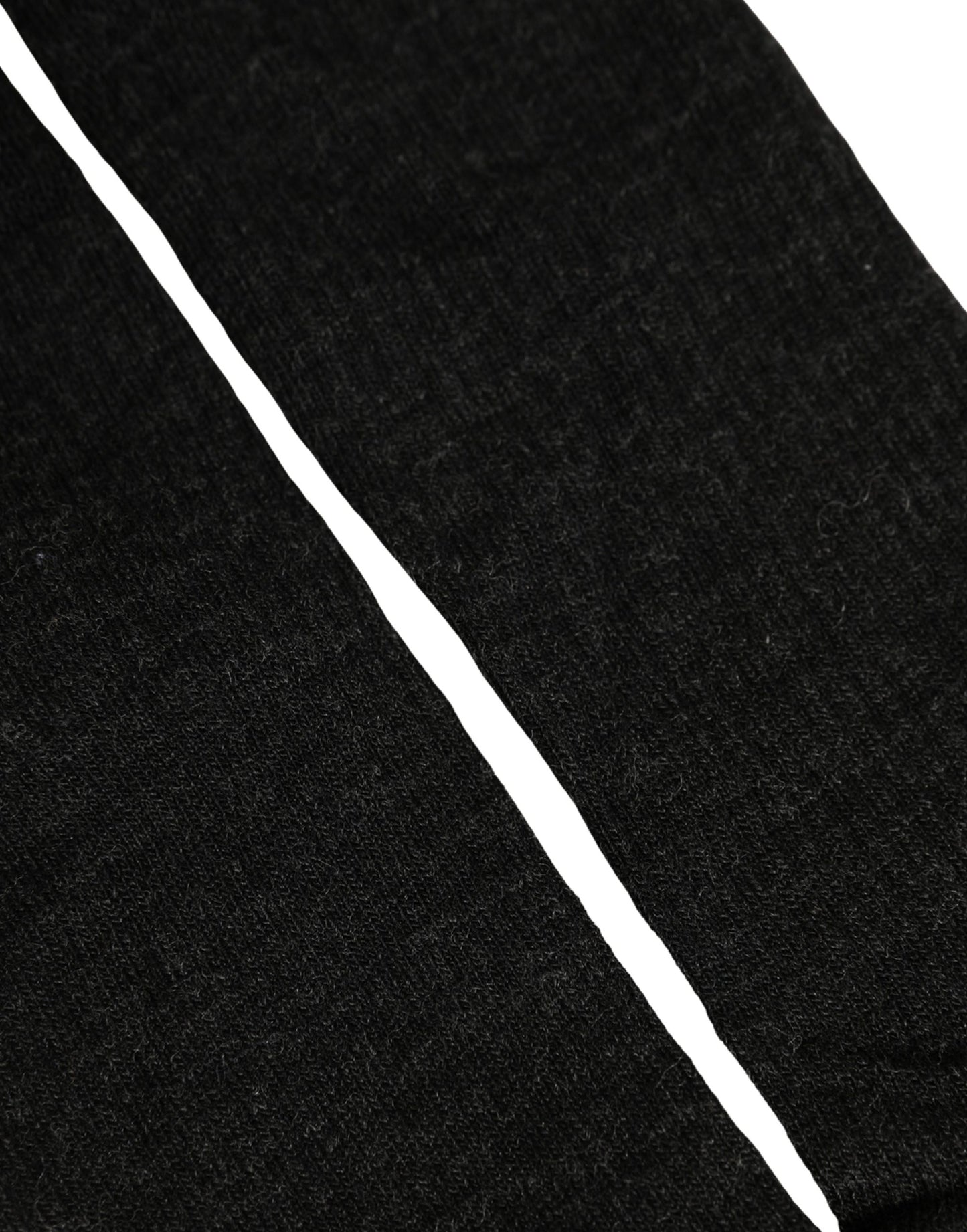 Black Wool DG Logo Mid Calf Accessory Socks