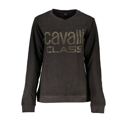 Black Cotton Women Sweater