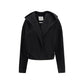 Black Wool Oves Aries Full-Length Jacket