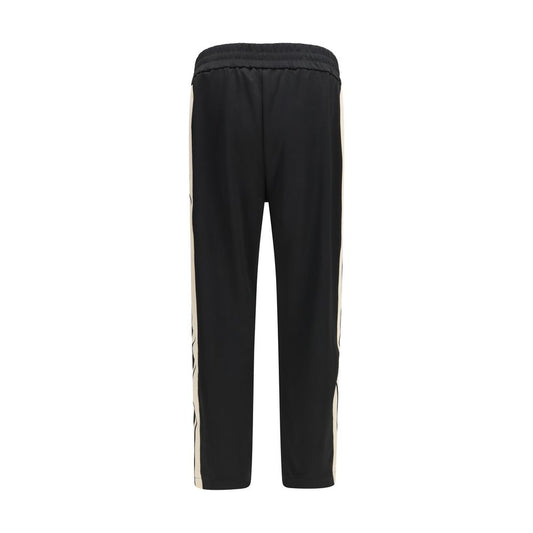 Black Polyester Joggers (Workout Pants)