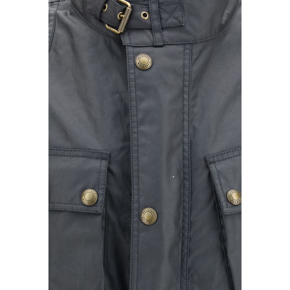 Blue Cotton Shell Jacket