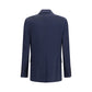 Blue Wool Oves Aries Full-Length Jacket