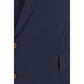 Blue Wool Oves Aries Full-Length Jacket