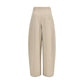 Beige Polyamide Athletic Pants