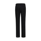 Black Viscose Casual Pants