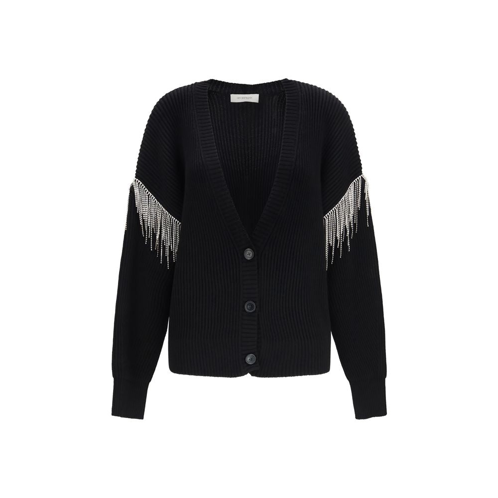 Black Wool Oves Aries Cardigan