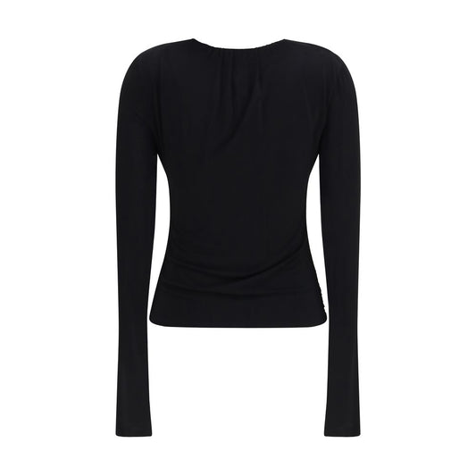 Black Viscose Dress Shirt