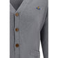 Gray Cotton Cardigan