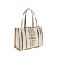 Beige Cotton Shoulder Bag