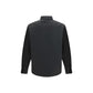 Black Polyester Pattern Shirt
