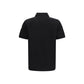 Black Cotton Polo Shirt
