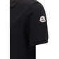 Black Cotton Polo Shirt