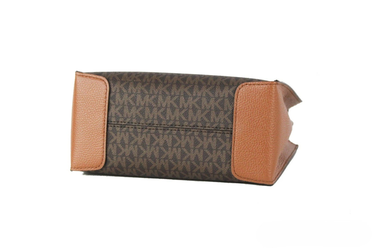 MICHAEL KORS Mercer 35S1GM9M2B Medium Logo And Leather Accordion Crossbody Bag In Brown