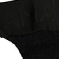 Black Wool Logo Calf Long Women Accessory Socks