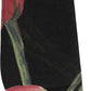 Black Pink Floral Tulip Nylon Stockings Socks