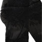 Black Floral Nylon Stretch Over The Calf Socks