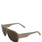 Khaki DG4403 Acetate Aviator Frame Eyewear Sunglasses