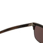 Brown DG4305 Striped Acetate Frame Eyewear Sunglasses