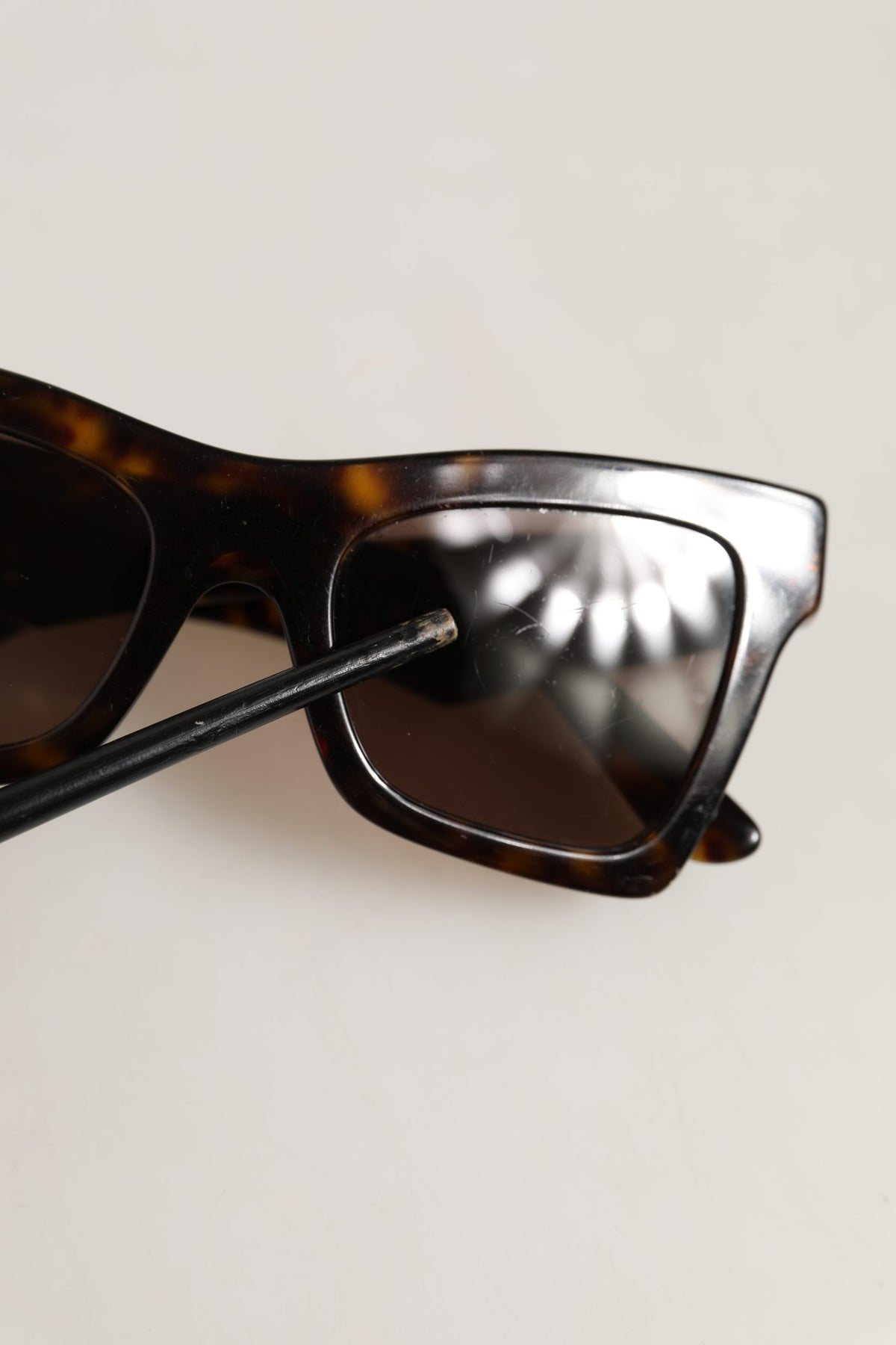 Brown DG4434 Accent Havana Acetate Frame Sunglasses