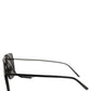 Black DG2193J Rectangular Metal Frame Eyewear Sunglasses