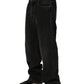 Dark Gray Cotton WideLeg Oversize Denim Jeans