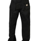 Dark Gray Cotton WideLeg Oversize Denim Jeans