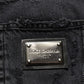 Dark Gray Cotton Ripped Men Denim Jeans