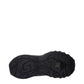 Black Fabric Chunky Sneakers