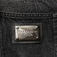 Dark Gray Cotton Baggy Cargo Men Denim Jeans