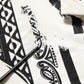 White Bandana Print Cotton Crew Neck T-shirt