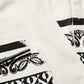 White Bandana Print Cotton Crew Neck T-shirt